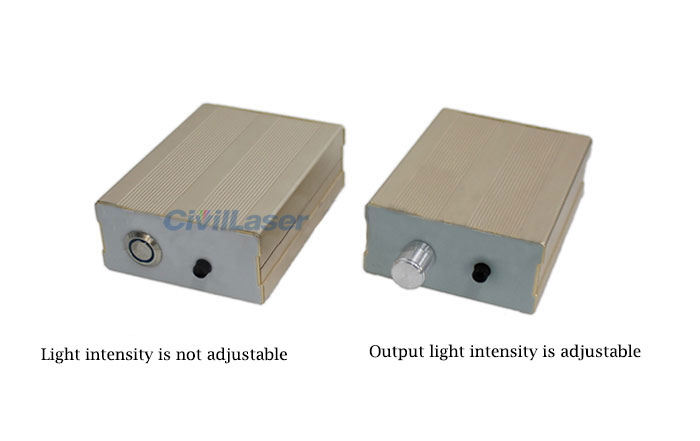 525nm 545nm 2~5mW 녹색 LED 광원 Lab Fluorescence Experiment Light Source